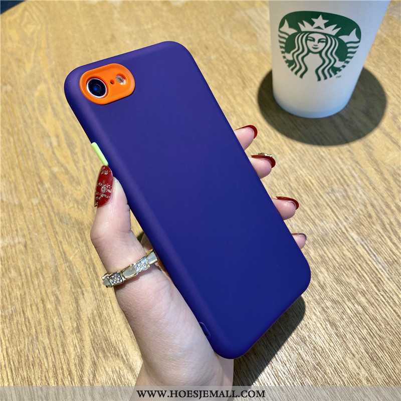 Hoesje iPhone 7 Siliconen Schrobben Eenvoudige Anti-fall High End Mobiele Telefoon Rood