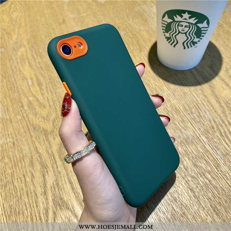 Hoesje iPhone 7 Siliconen Schrobben Eenvoudige Anti-fall High End Mobiele Telefoon Rood