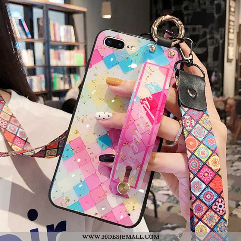 Hoes iPhone 8 Plus Hanger Hoesje Kleur All Inclusive Mobiele Telefoon Spiegel