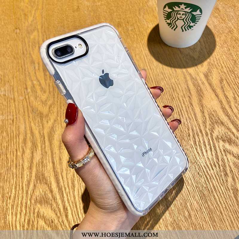 Hoesje iPhone 8 Plus Persoonlijk Scheppend Doorzichtig High End All Inclusive Mobiele Telefoon Groen