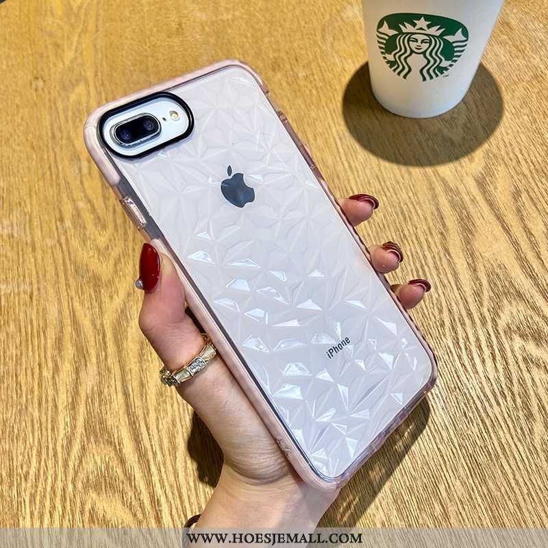 Hoesje iPhone 8 Plus Persoonlijk Scheppend Doorzichtig High End All Inclusive Mobiele Telefoon Groen