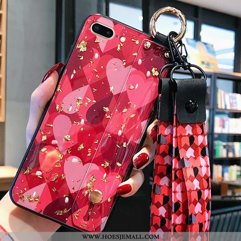 Hoesje iPhone 8 Plus Mode Hanger Mobiele Telefoon Trend Helder Camouflage