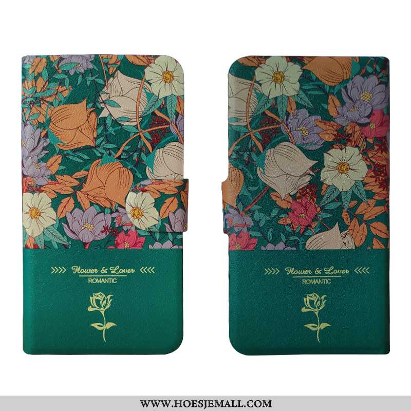 Hoes iPhone 8 Plus Trend Zacht Anti-fall Scheppend Bloemen Bescherming Zwart Zwarte