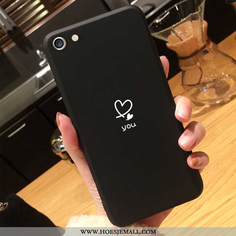 Hoesje iPhone 8 Schrobben Trend Zacht All Inclusive Lovers Bescherming Mobiele Telefoon Rood