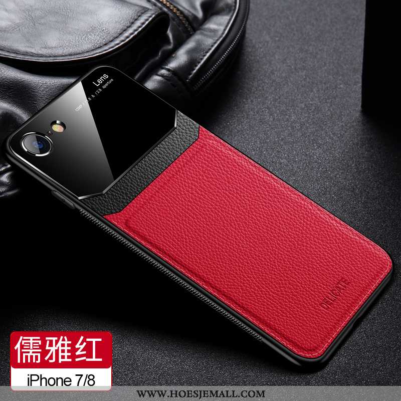 Hoes iPhone 8 Trend Siliconen Net Red Rood Scheppend Mobiele Telefoon Bescherming