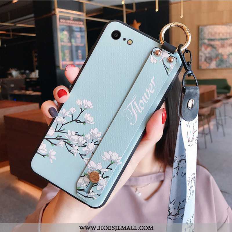 Hoesje iPhone Se (nouveau) Hanger Persoonlijk Anti-fall Hoes Scheppend Bescherming Blauw Blauwe