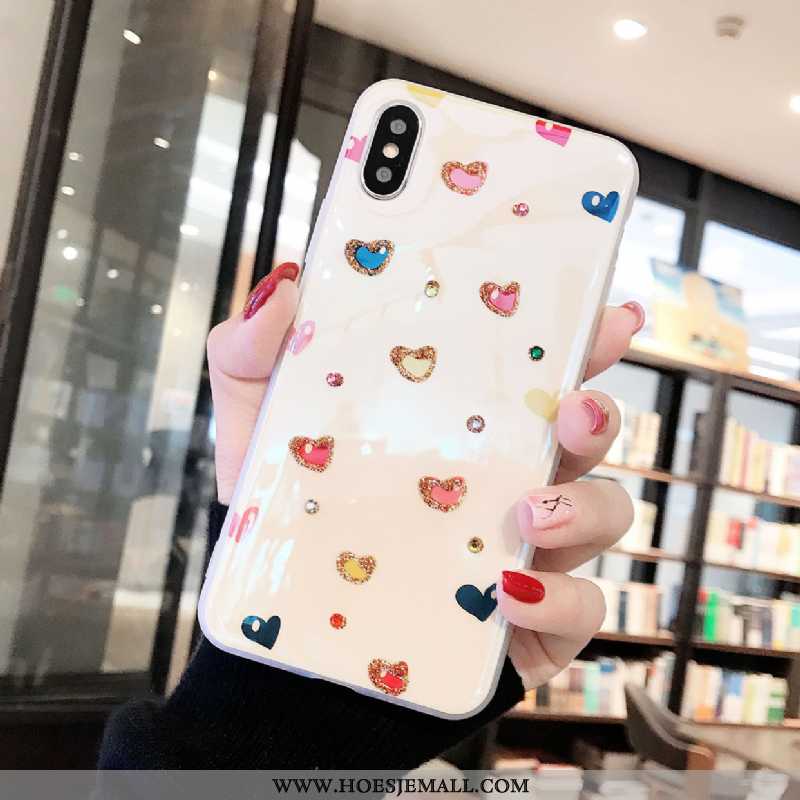 Hoesje iPhone X Trend Super Siliconen Mobiele Telefoon Roze Liefde