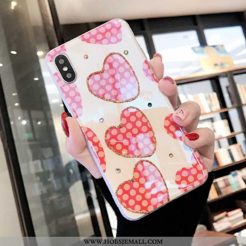 Hoesje iPhone X Trend Super Siliconen Mobiele Telefoon Roze Liefde