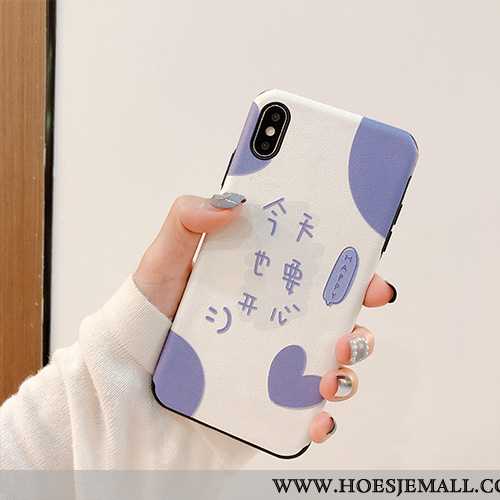 Hoesje iPhone X Dun Zacht Blauw Anti-fall Wind Super Blauwe