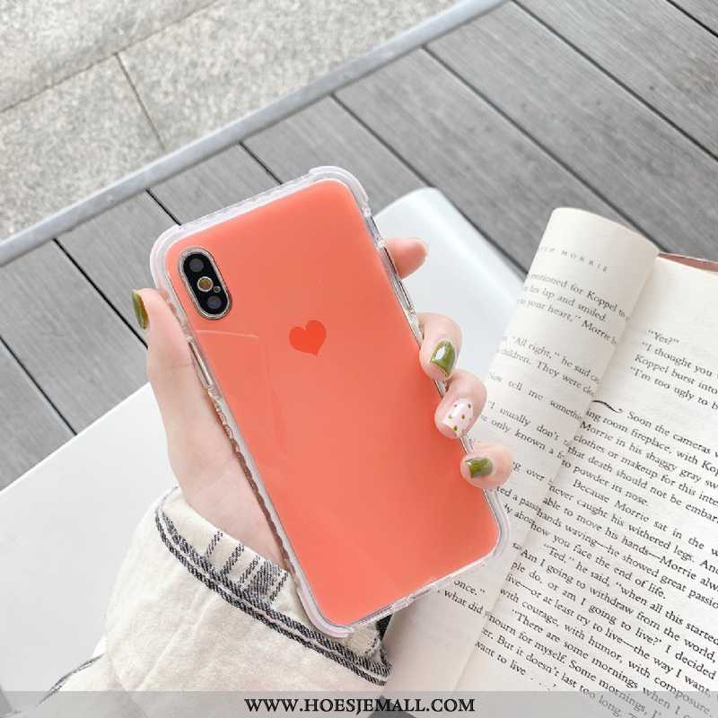 Hoes iPhone X Siliconen Trend Groen All Inclusive Mobiele Telefoon Liefde