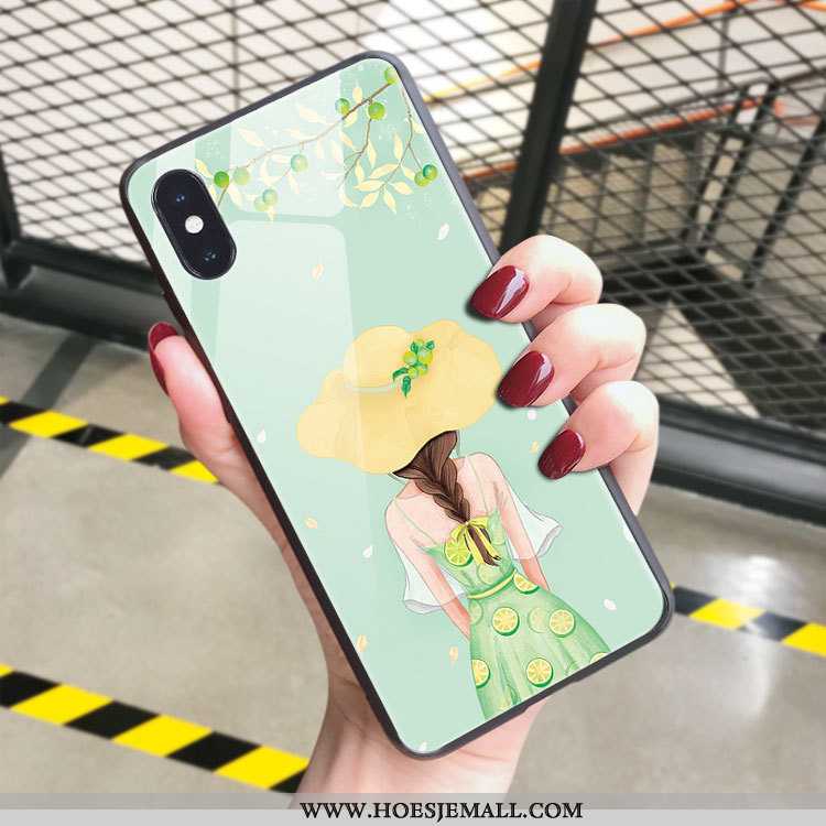 Hoes iPhone Xs Max Super Dun Mobiele Telefoon Mode Roze Tempereren Hoesje