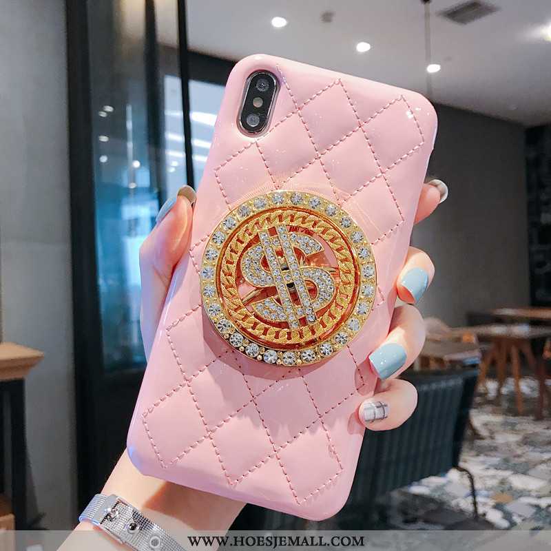 Hoesje iPhone Xs Bescherming Leren Wit Goud Mobiele Telefoon Mini Geurige Witte