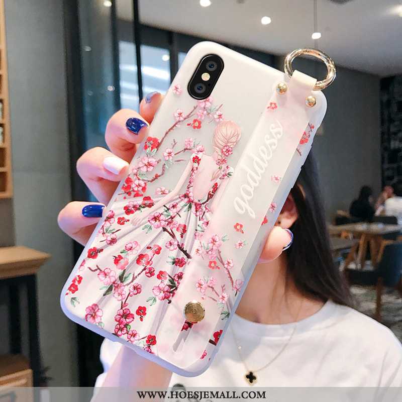 Hoesje iPhone Xs Trend Bescherming Mobiele Telefoon Nieuw Hoes Anti-fall Roze