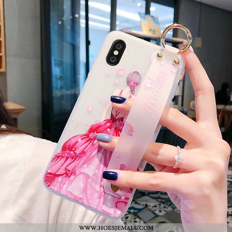 Hoesje iPhone Xs Trend Bescherming Mobiele Telefoon Nieuw Hoes Anti-fall Roze