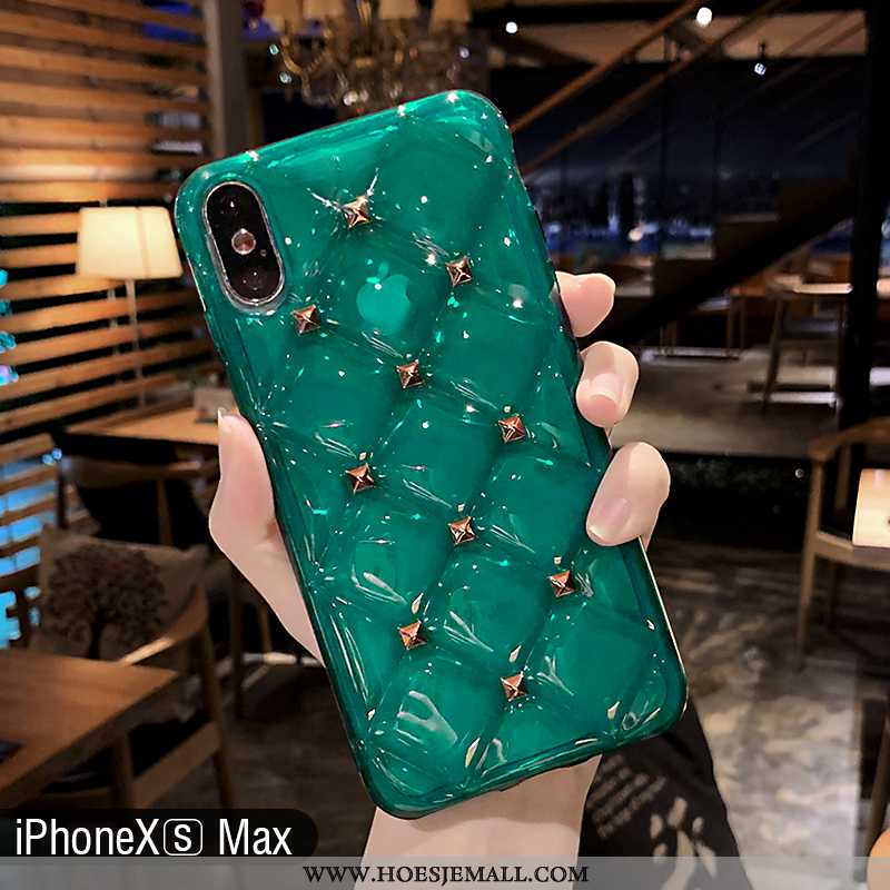 Hoesje iPhone Xs Trend Zacht Nieuw All Inclusive High End Persoonlijk Rood