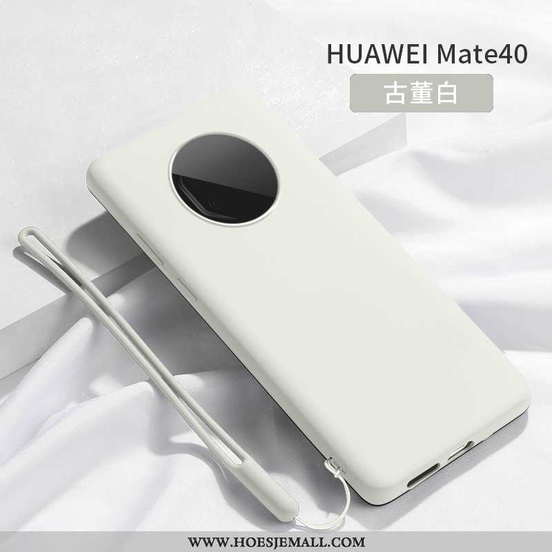 Hoesje Huawei Mate 40 Zacht Siliconen Mobiele Telefoon Net Red Dun Super Anti-fall Rood