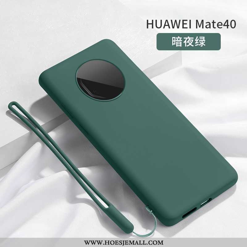 Hoesje Huawei Mate 40 Zacht Siliconen Mobiele Telefoon Net Red Dun Super Anti-fall Rood