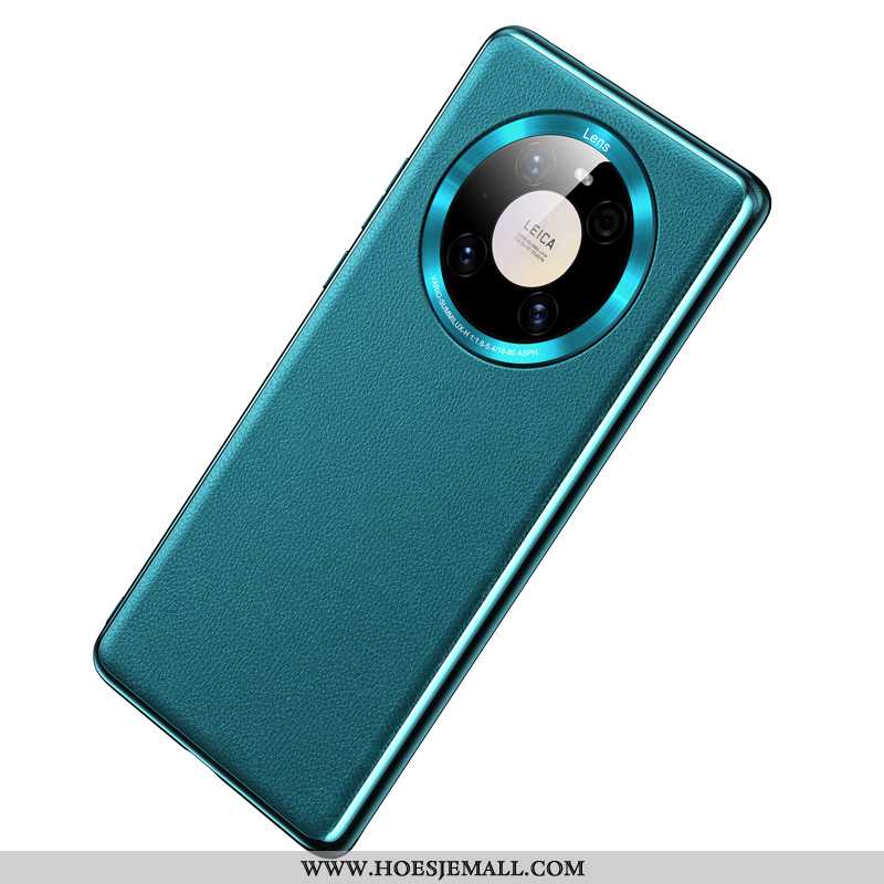 Hoes Huawei Mate 40 Pro Bescherming Scheppend Mobiele Telefoon Hoesje Leer All Inclusive Groen