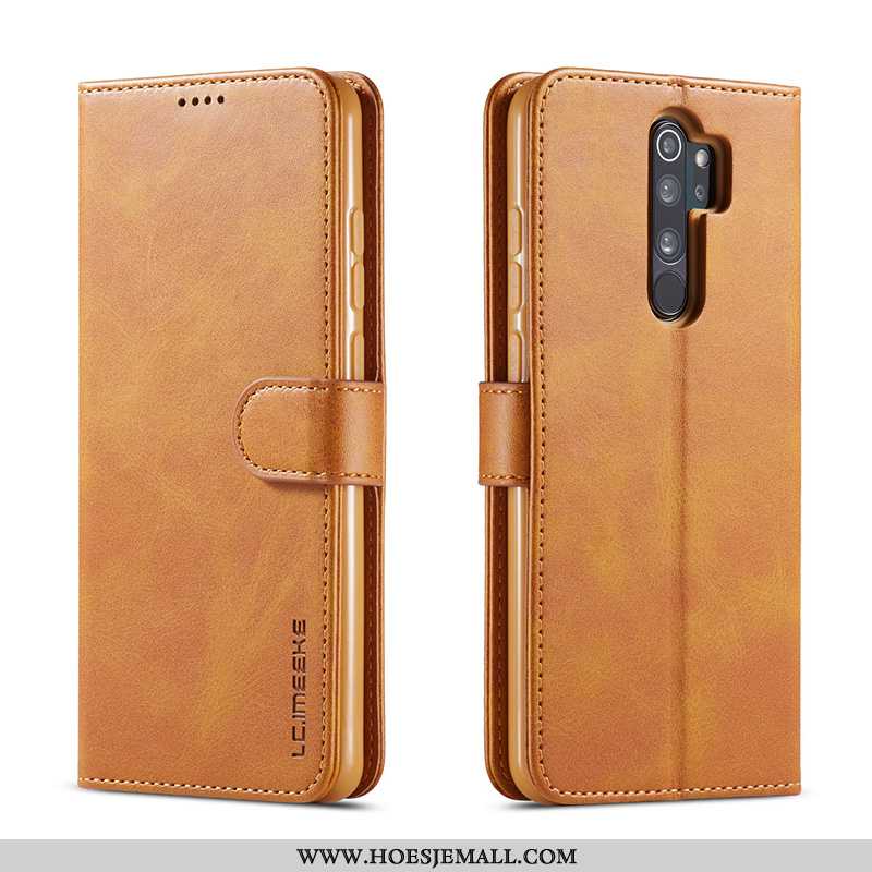 Hoes Xiaomi Redmi 9 Zacht Skärmskydd Anti-fall Hoesje All Inclusive Mini Mobiele Telefoon Bruin