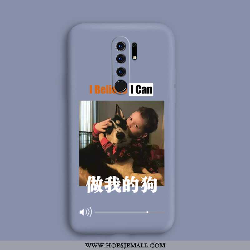 Hoes Xiaomi Redmi 9 Zacht Siliconen Bescherming All Inclusive Blauw Mobiele Telefoon Goud Blauwe