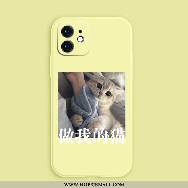 Hoesje iPhone 12 Mini Siliconen Bescherming Mini All Inclusive Hoes Wind Witte