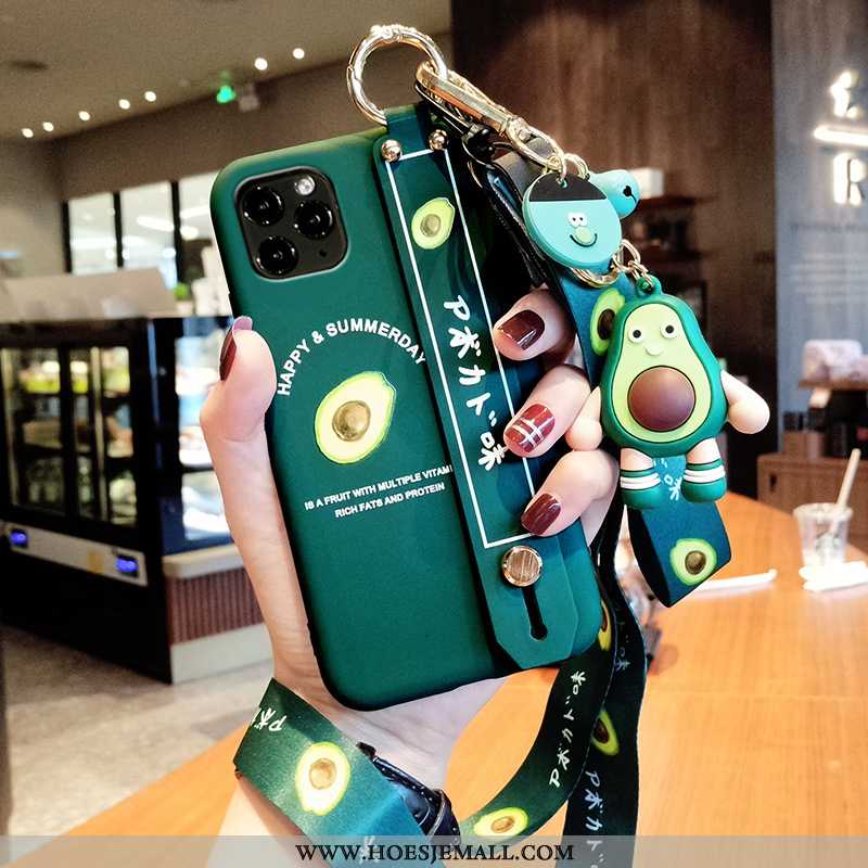 Hoesje iPhone 12 Pro Max Trend Zacht Anti-fall Vers High End Siliconen Groen