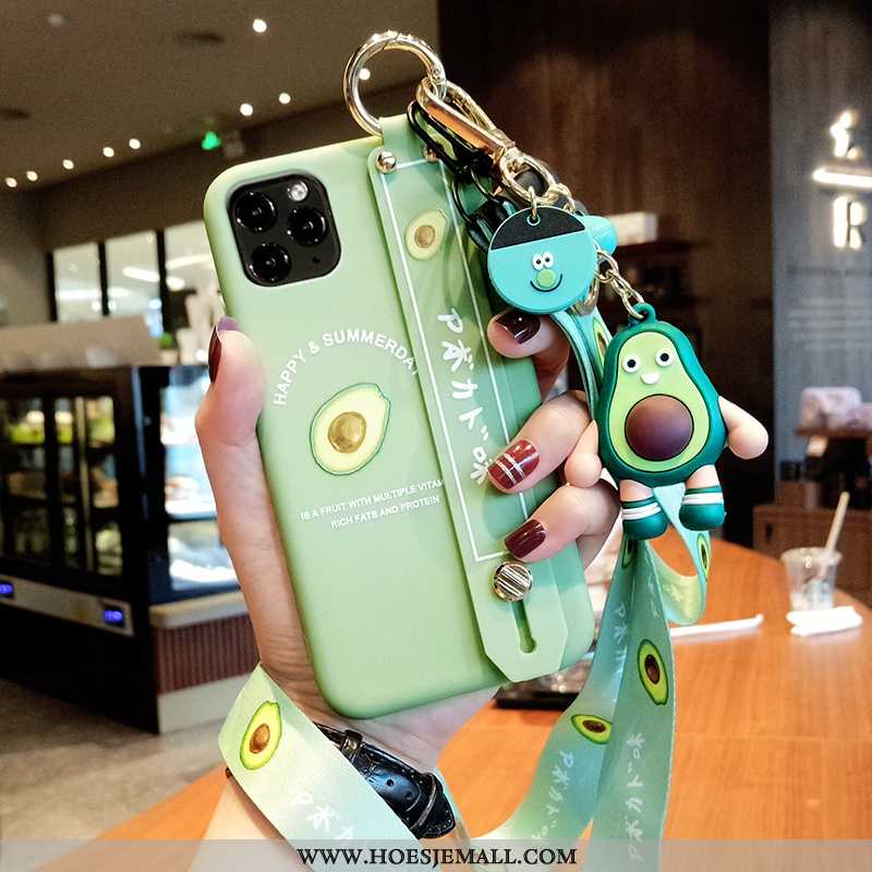 Hoesje iPhone 12 Pro Max Trend Zacht Anti-fall Vers High End Siliconen Groen