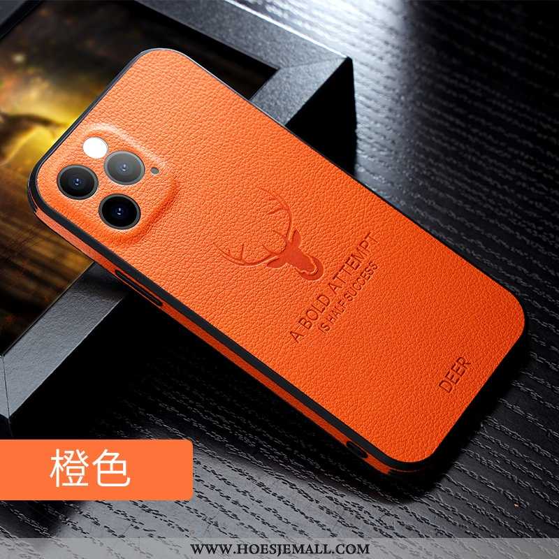 Hoes iPhone 12 Pro Scheppend Super Nieuw Bescherming Oranje High End