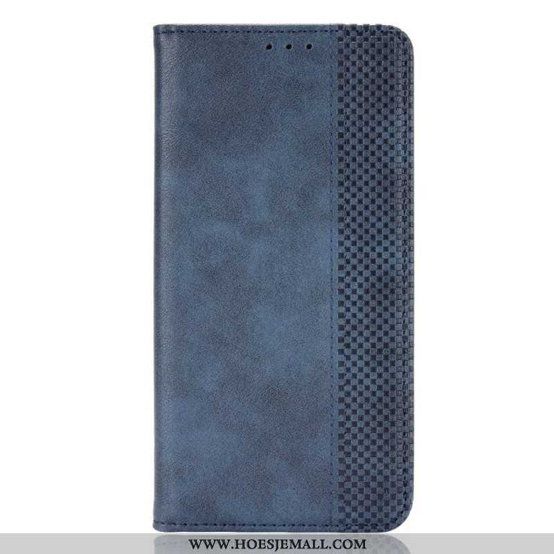 Bescherming Hoesje voor Huawei Mate 50 Pro Folio-hoesje Vintage Lederen Stijl