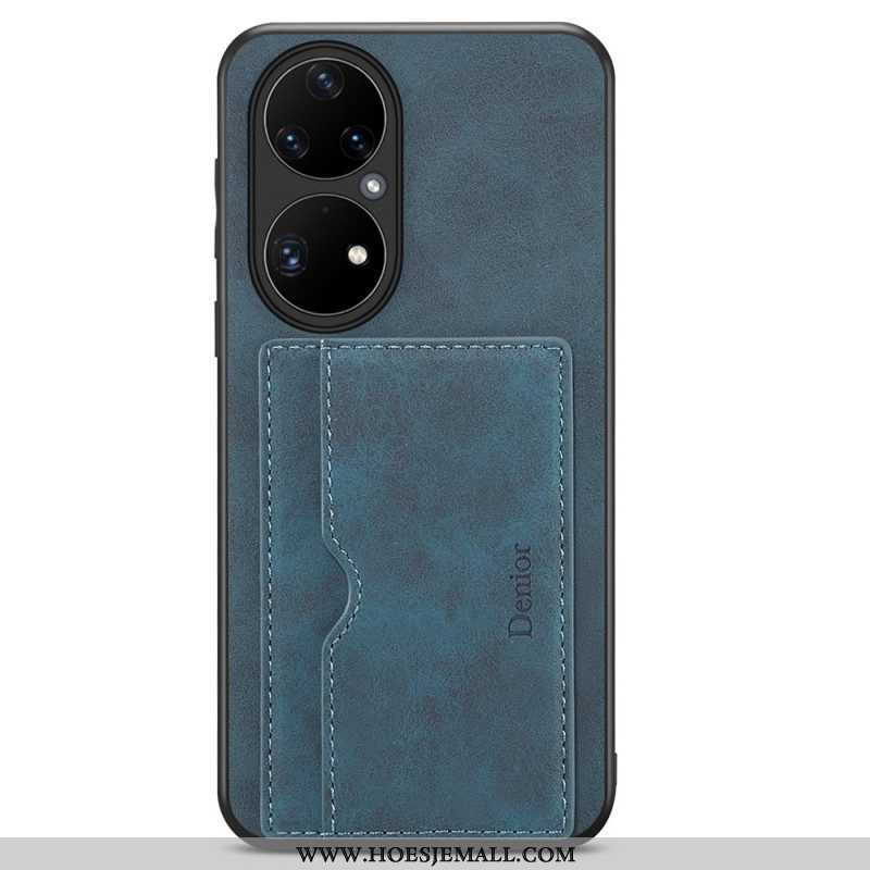 Hoesje voor Huawei P50 Pro Denior-kaarthouder