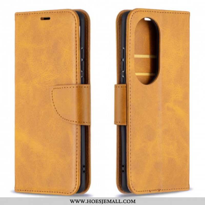 Folio-hoesje voor Huawei P50 Pro Flip Case Gladde Flap Schuin