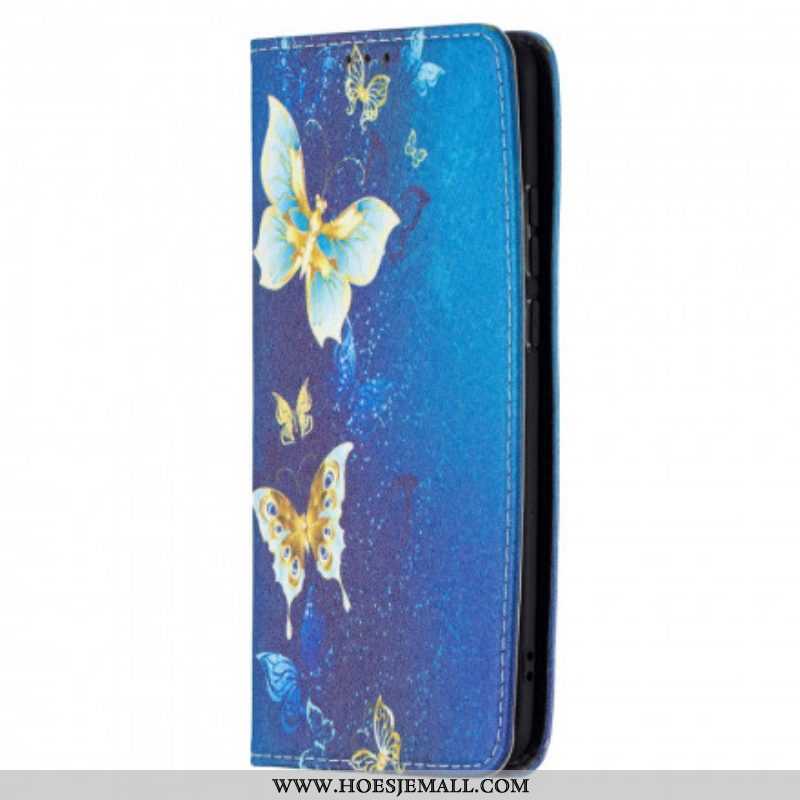 Bescherming Hoesje voor Huawei P50 Pro Folio-hoesje Kleurrijke Vlinders