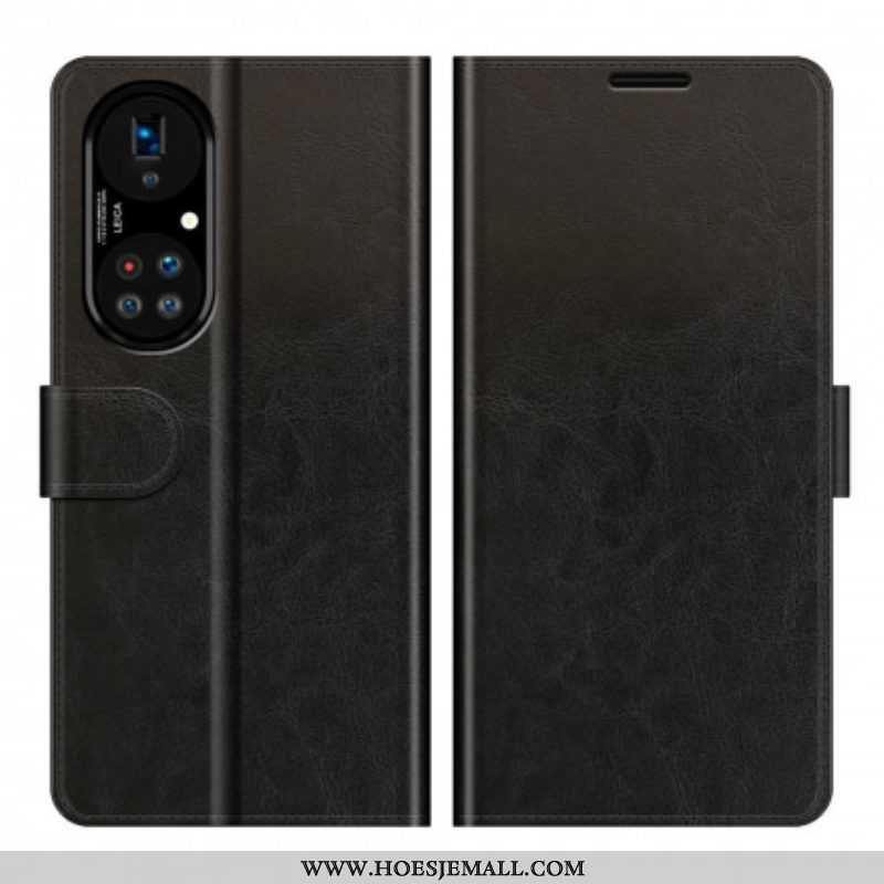 Flip Case voor Huawei P50 Pro Stijl Lederen Ontwerp