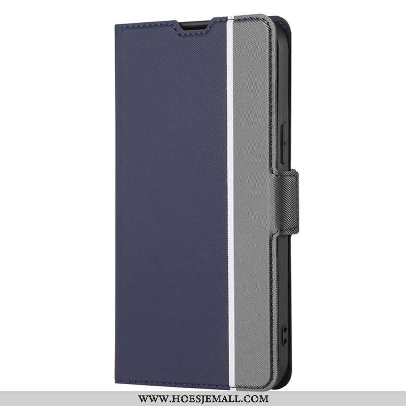 Folio-hoesje voor Huawei P60 Pro Tweekleurig