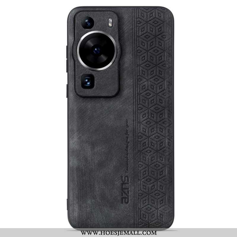 Hoesje voor Huawei P60 Pro Azns Ledereffect