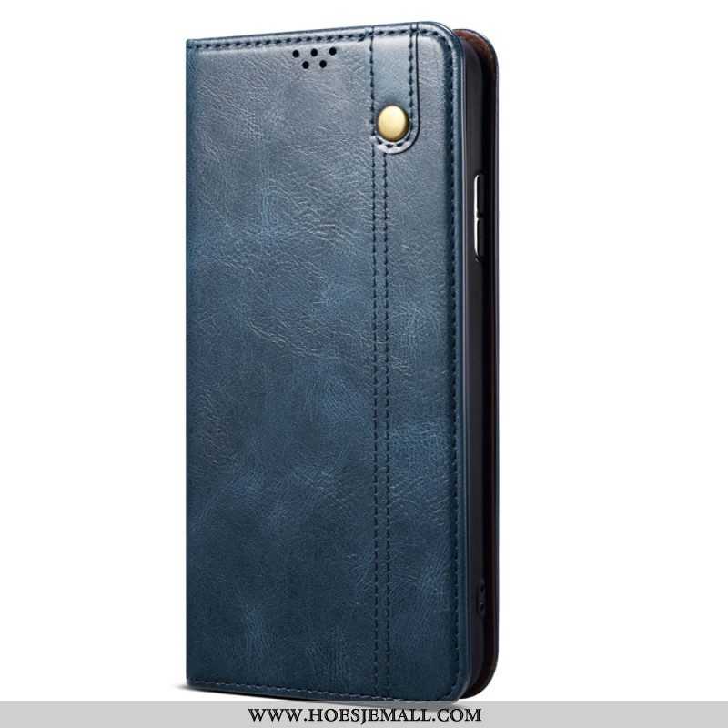 Bescherming Hoesje voor Huawei P60 Pro Folio-hoesje Gewaxt