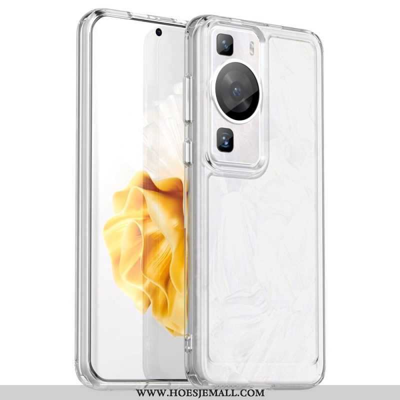 Hoesje voor Huawei P60 Pro Transparante Candy-serie