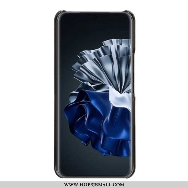 Hoesje voor Huawei P60 Pro Ledereffect