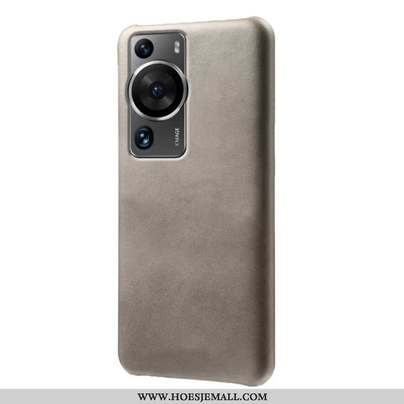 Hoesje voor Huawei P60 Pro Ledereffect