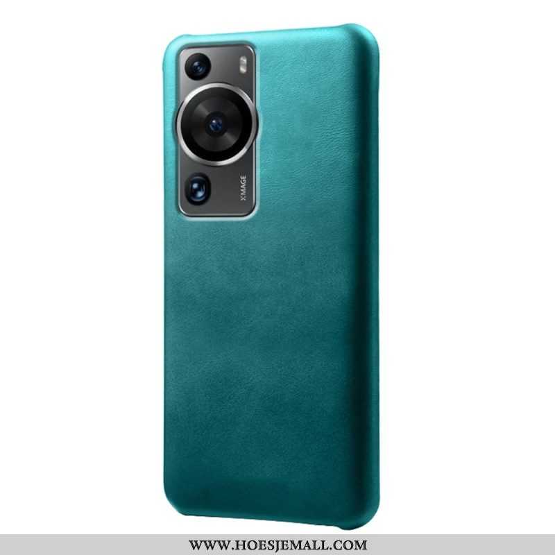 Hoesje voor Huawei P60 Pro Ledereffect