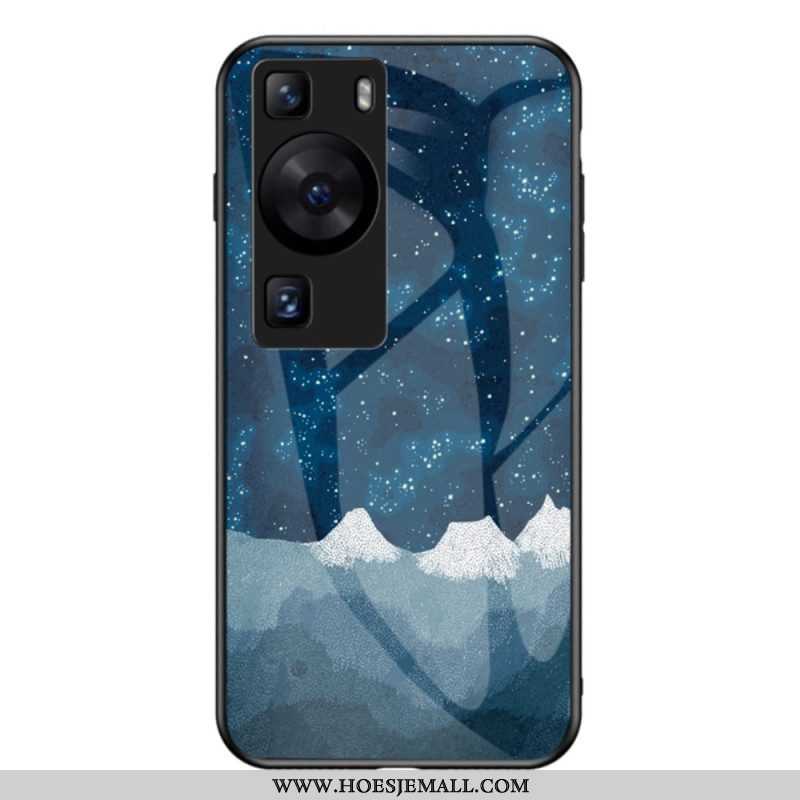 Hoesje voor Huawei P60 Pro Hemelgehard Glas