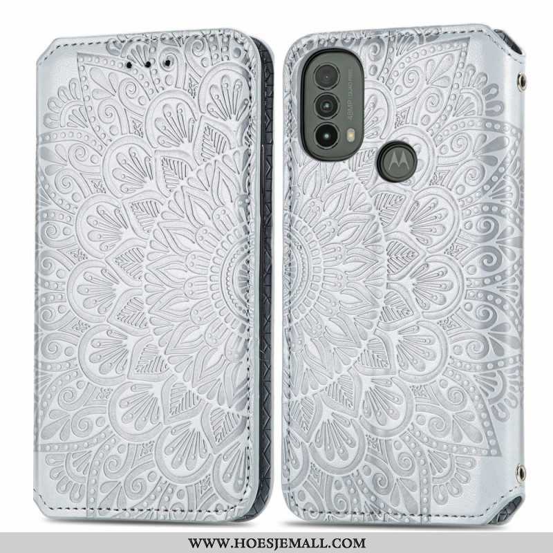 Bescherming Hoesje voor Moto E40 / E30 / E20 Folio-hoesje Mandala