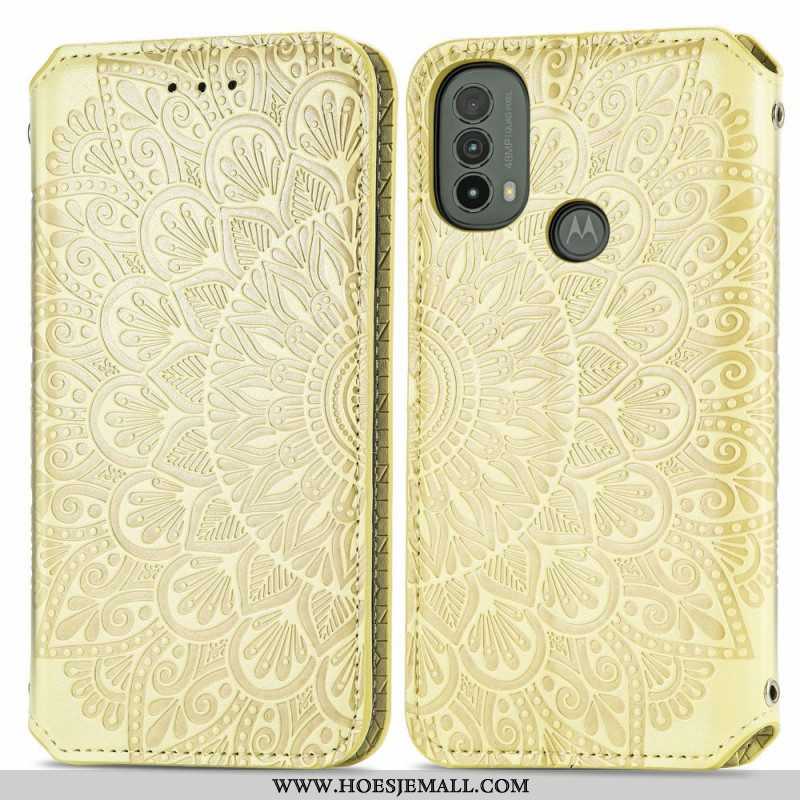 Bescherming Hoesje voor Moto E40 / E30 / E20 Folio-hoesje Mandala