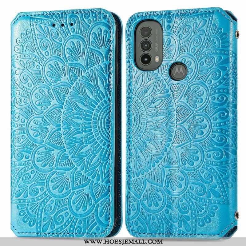 Bescherming Hoesje voor Moto E40 / E30 / E20 Folio-hoesje Mandala