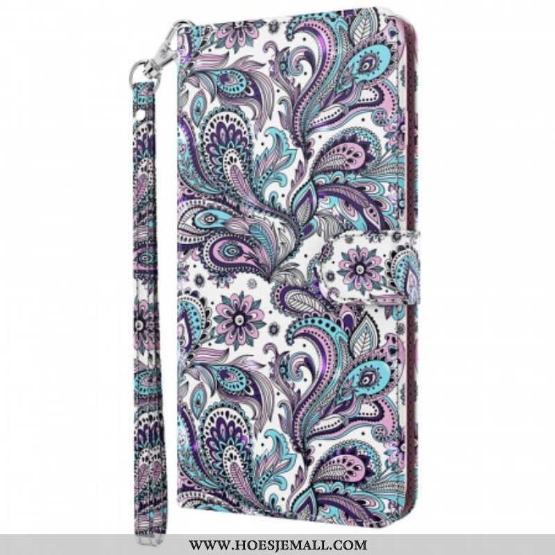 Flip Case voor Moto E40 / E30 / E20 Paisley