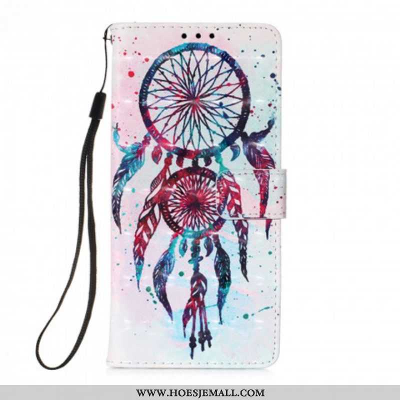 Leren Hoesje voor Moto G50 Aquarel Dromenvanger