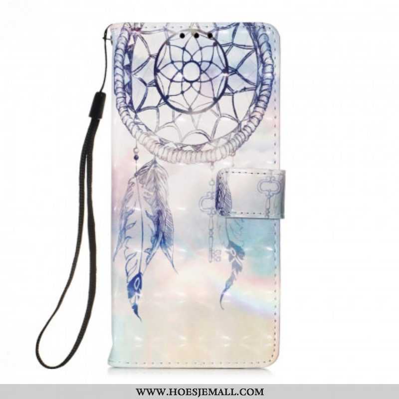 Leren Hoesje voor Moto G50 Aquarel Dromenvanger