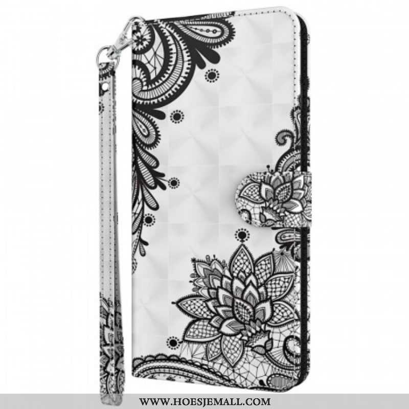 Folio-hoesje voor Moto G51 5G Chique Kant