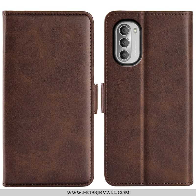 Folio-hoesje voor Moto G51 5G Flip Case Dubbele Klep