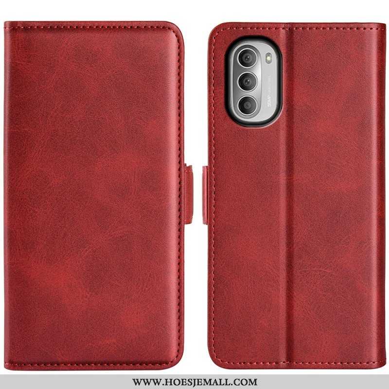 Folio-hoesje voor Moto G51 5G Flip Case Dubbele Klep